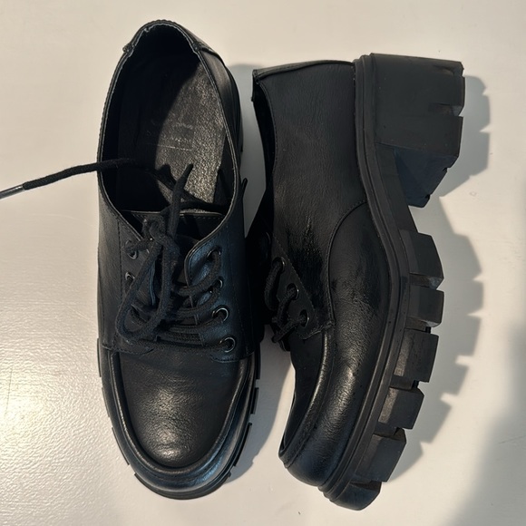 Chunky Oxford women shoes - Picture 3 of 4